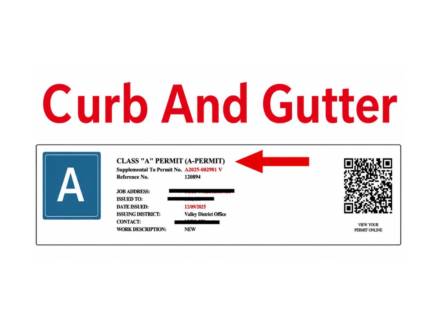 A-Permit Curb And Gutter Repair Los Angeles