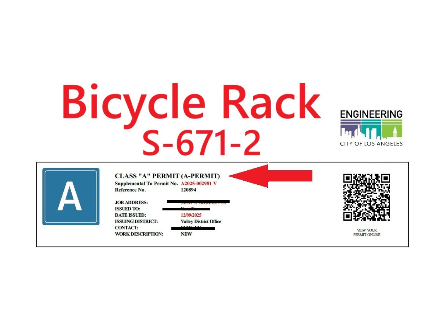 A-Permit For Bicycle Rack Installation Los Angeles
