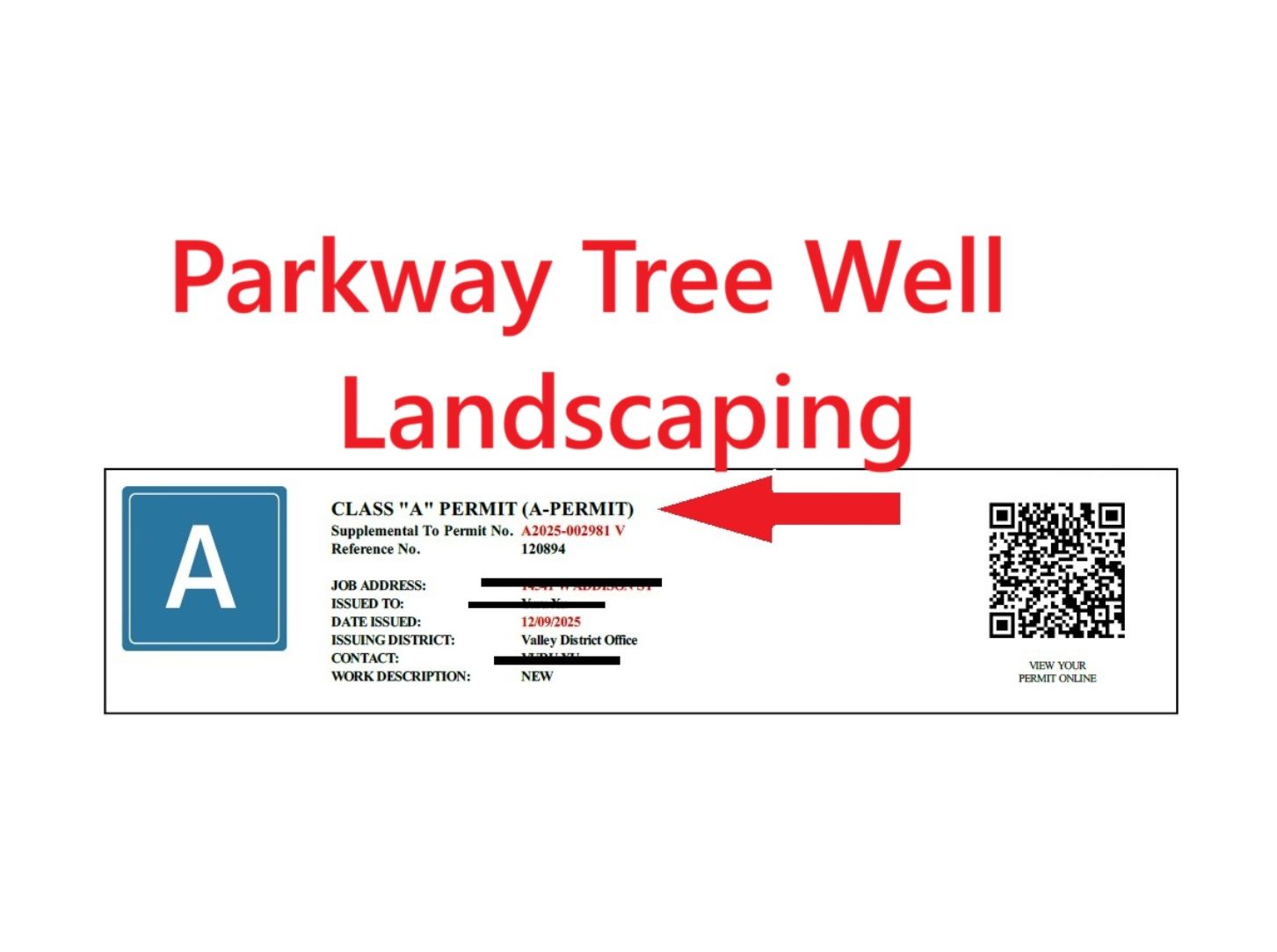 A-Permit For Tree Wells And Landscaping Los Angeles