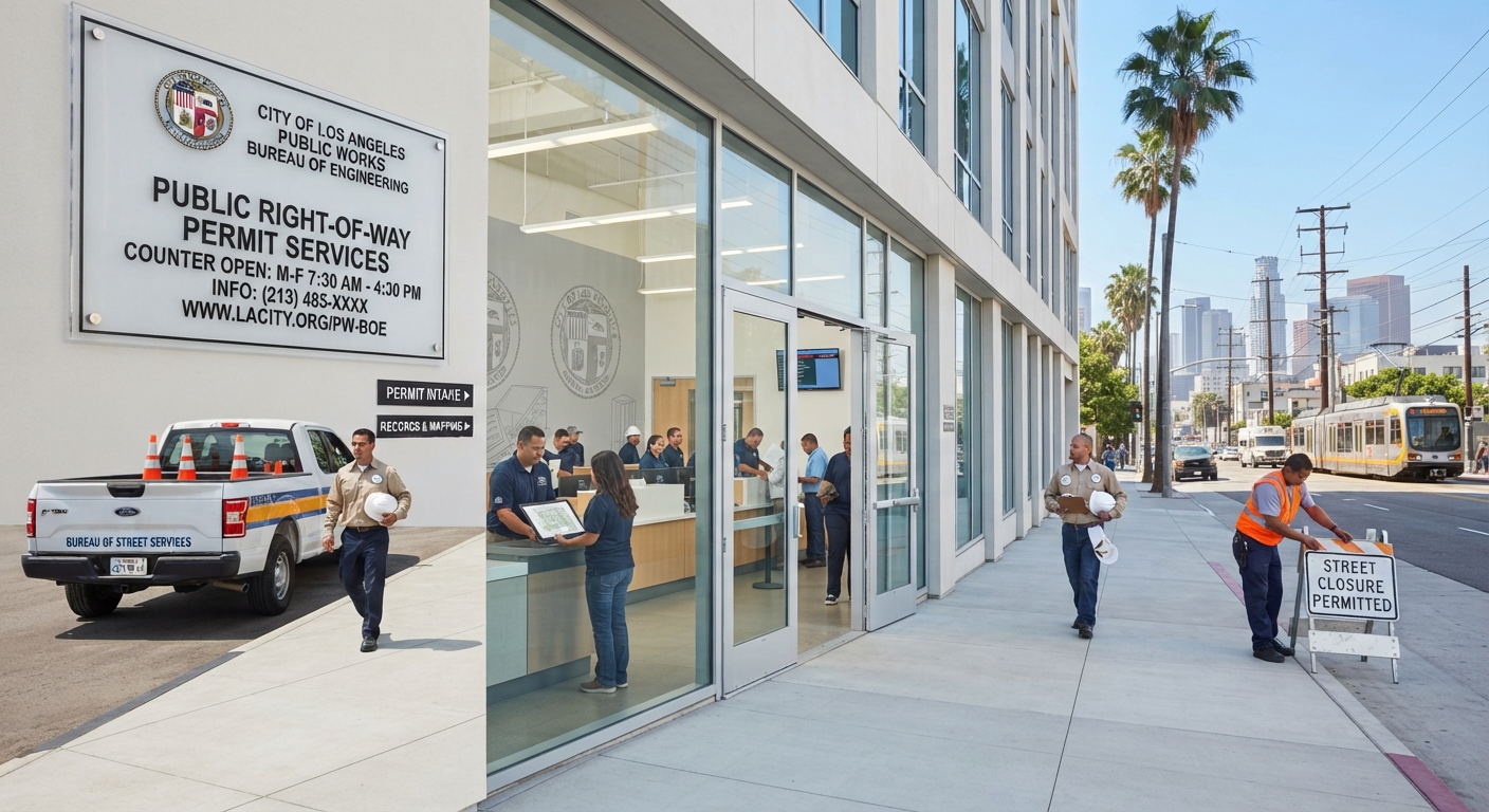Public Right-of-Way Permit Services Los Angeles